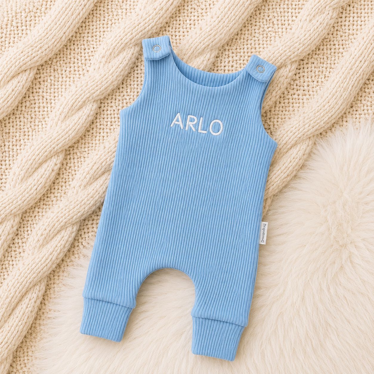 Personalised Baby Dungarees - Pink Personalised Baby Dungarees - Pink