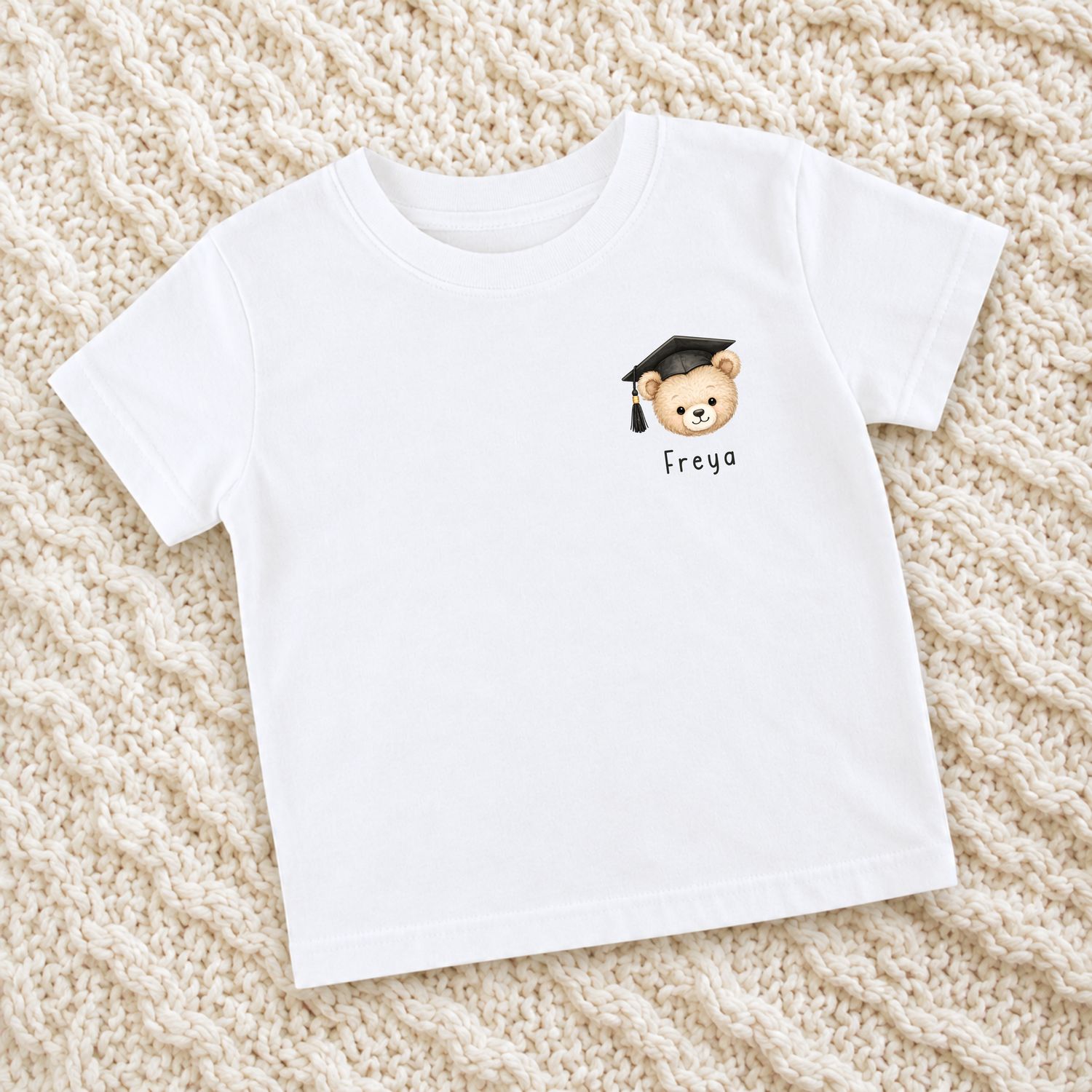 Personalised Nursery Graduate T-Shirt - Pink