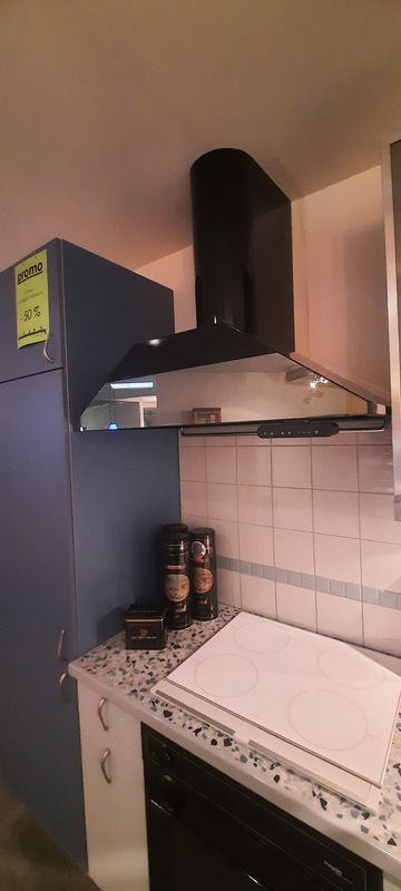 Toestellen: dampafzuiger wandmodel Atag WH370E zwart zonder motor