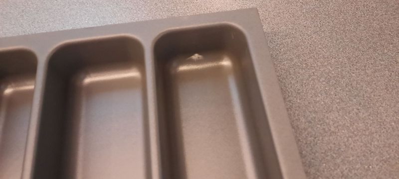 Toebehoren: bestekindeling kunststof antraciet Flextray
