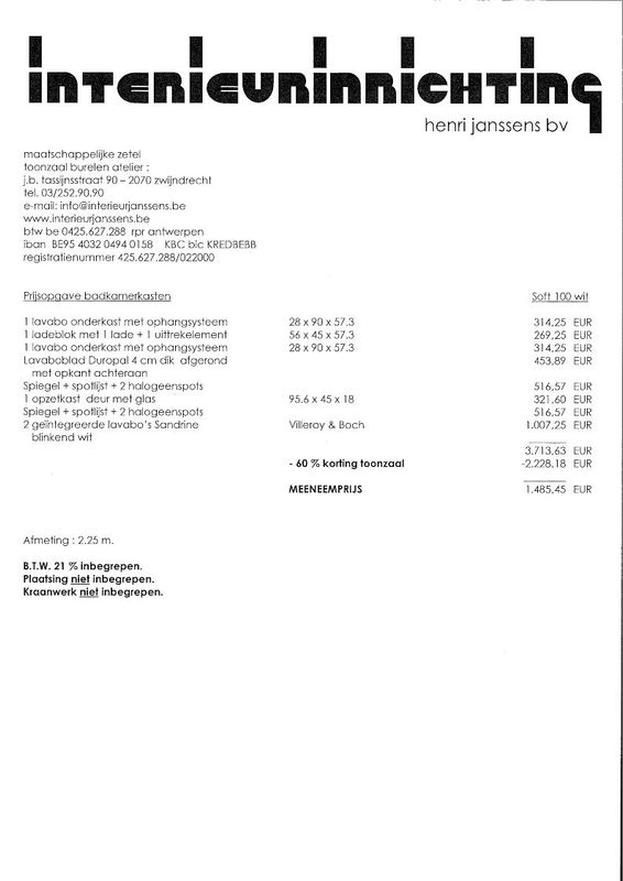 Badkamerkasten Gebad Soft 100 wit