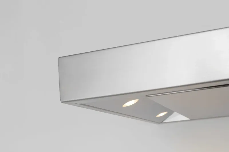 Toestellen: dampafzuiger wandmodel Novy Flatine 7600 inox