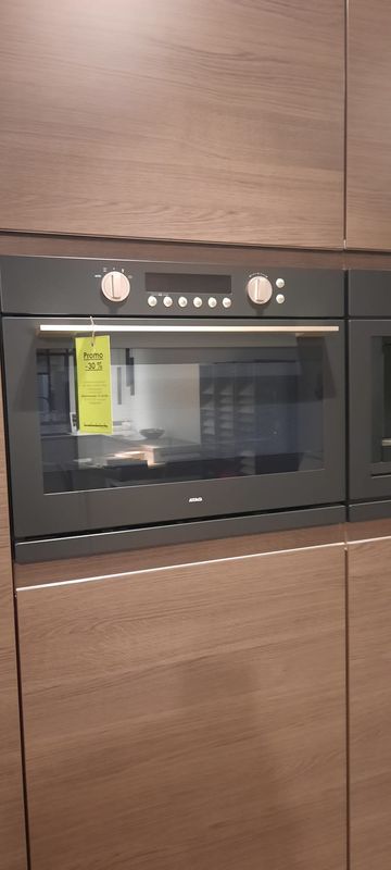 Toestellen: ovens: combi-microgolfoven Atag  MX 4092B grafiet
