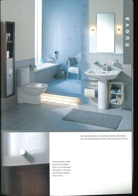 Sanitair: staande toilet Nuova porselein wit