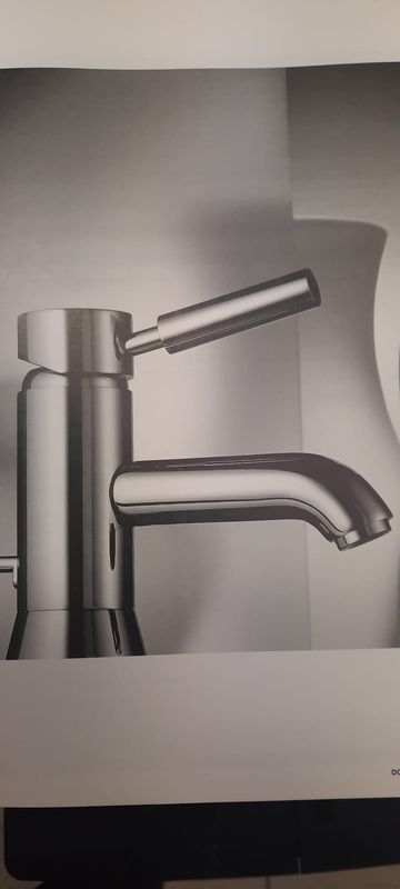 Sanitair: lavabokranen: ééngreeps lavabomengkraan Meta Pur Dornbracht