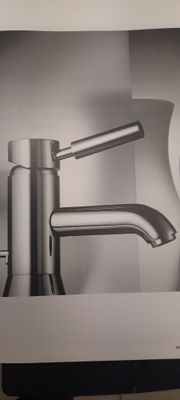 Sanitair: lavabokranen: ééngreeps lavabomengkraan Meta Pur Dornbracht