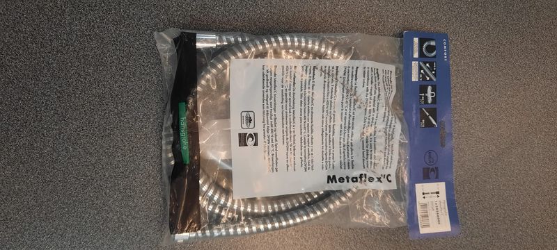 Sanitair: onderdelen: doucheflexibel Metaflex'C chroom Hansgrohe