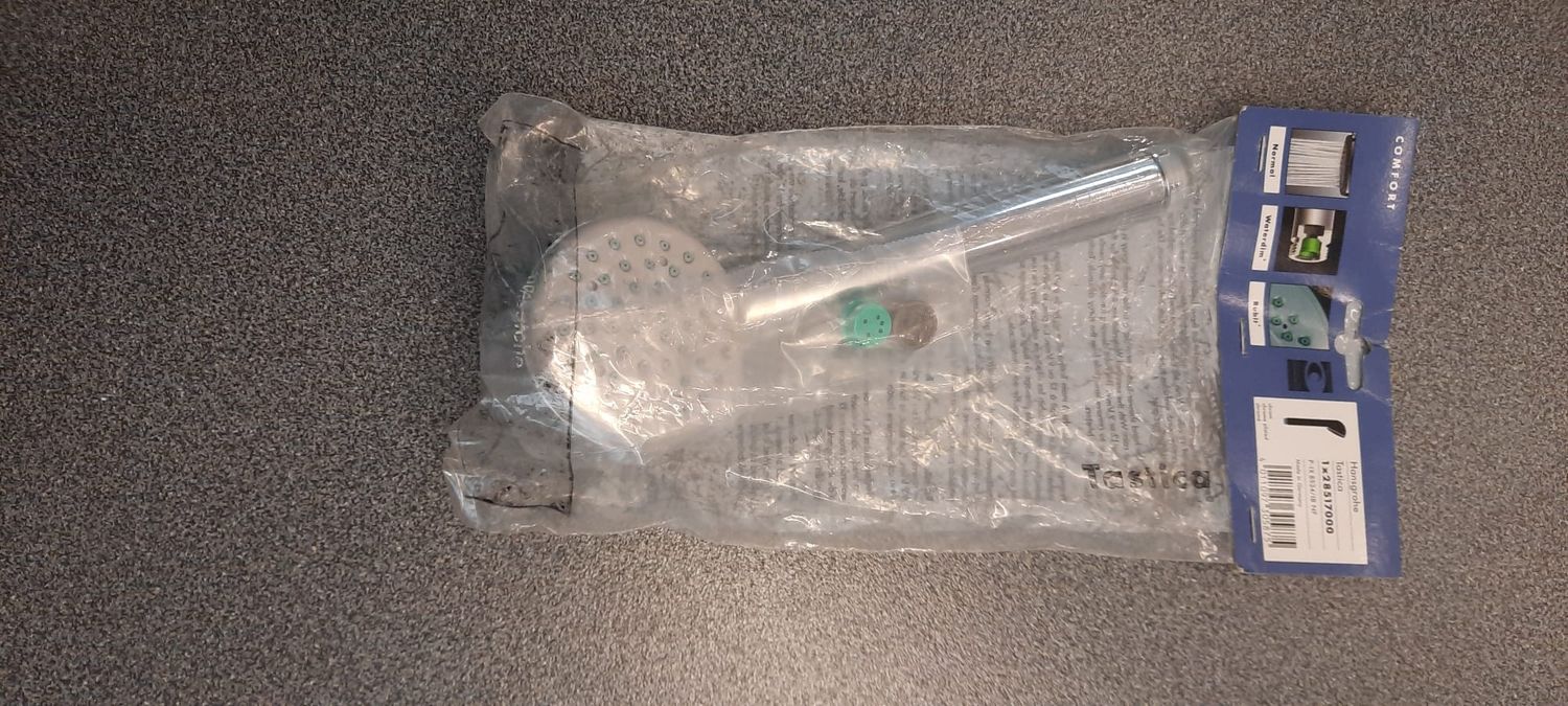 Sanitair: handsproeiers: handsproeier Tastica chroom Hansgrohe