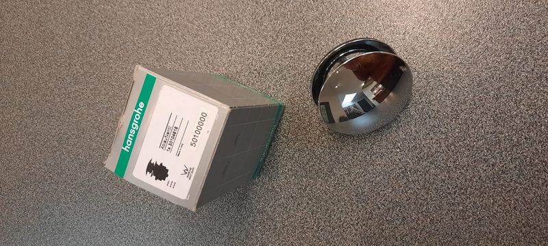 Sanitair: onderdelen: krepine Push-Open chroom Hansgrohe
