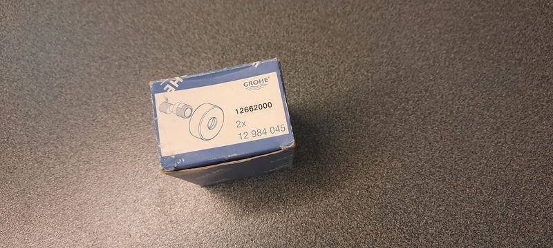 Sanitair: onderdelen: S-koppeling recht model chroom Grohe