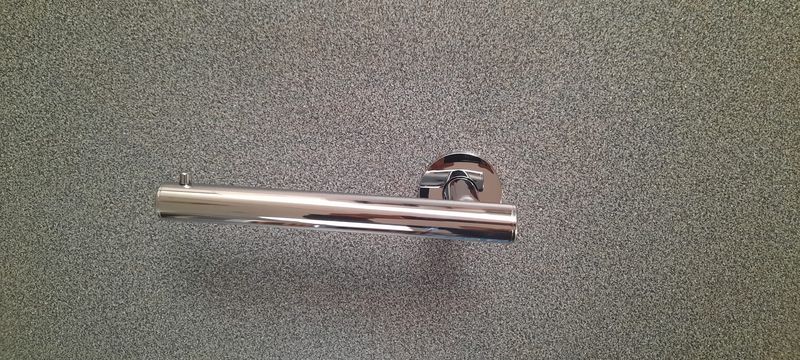 Sanitair: toebehoren: wc papierhouder chroom Inda