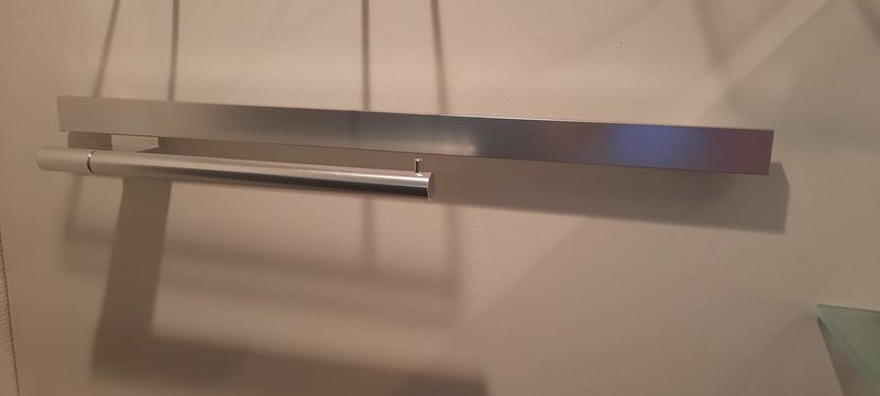 Keukens: keukentoebehoren: keukenreling inox-look Design profielset