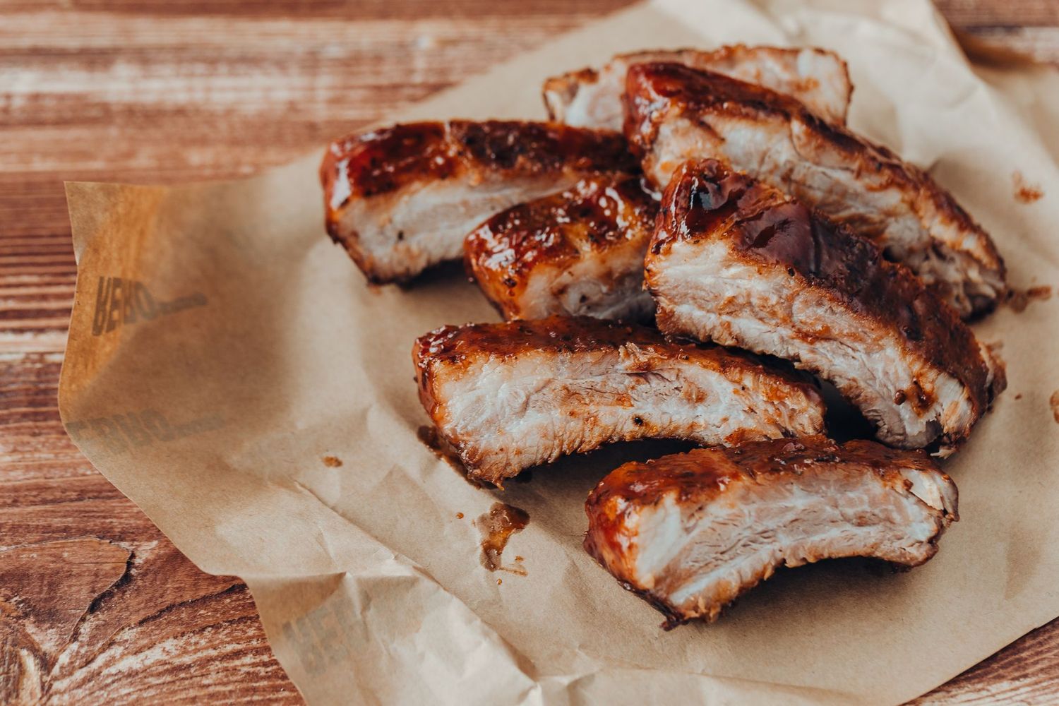 Costine di maiale in BBQ all'etto