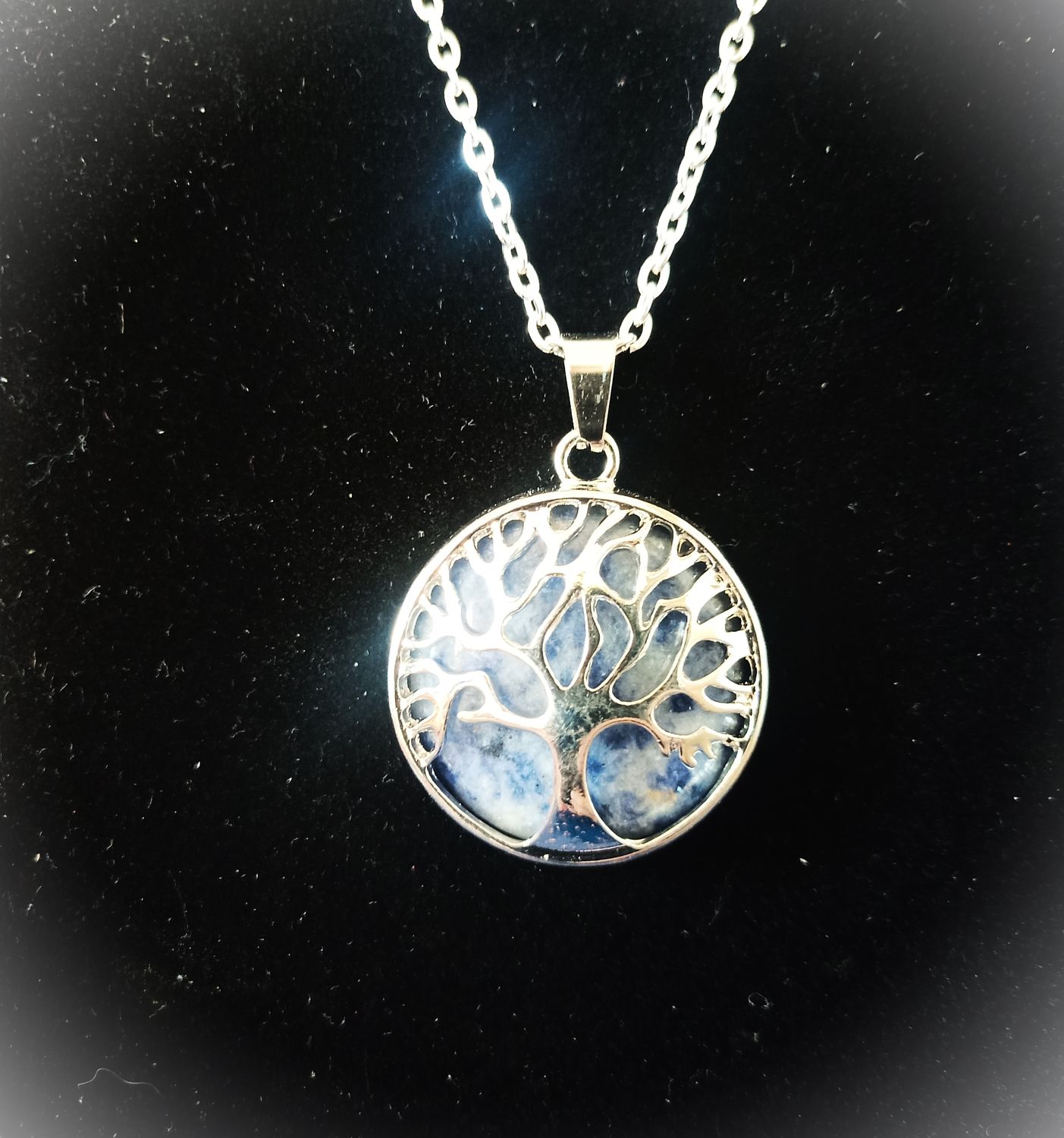 Collier Arbre de vie Sodalite