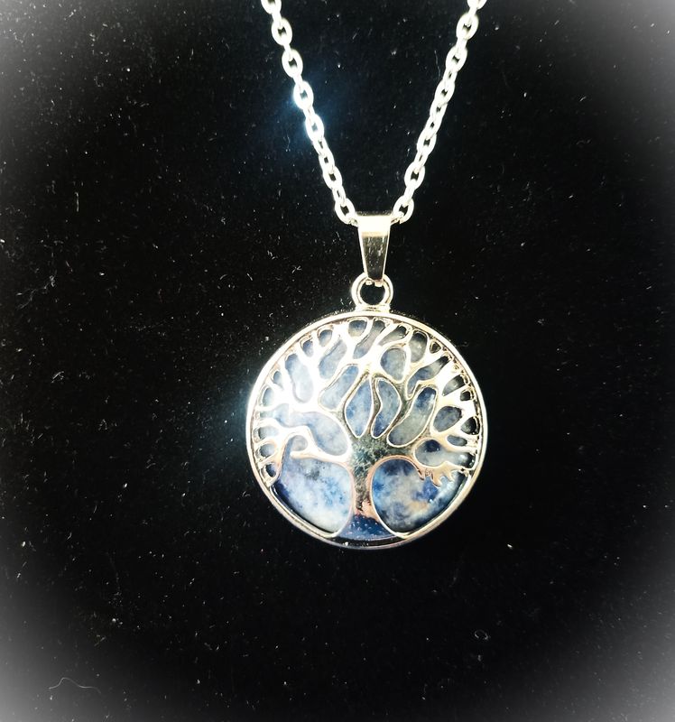 Collier Arbre de vie Sodalite