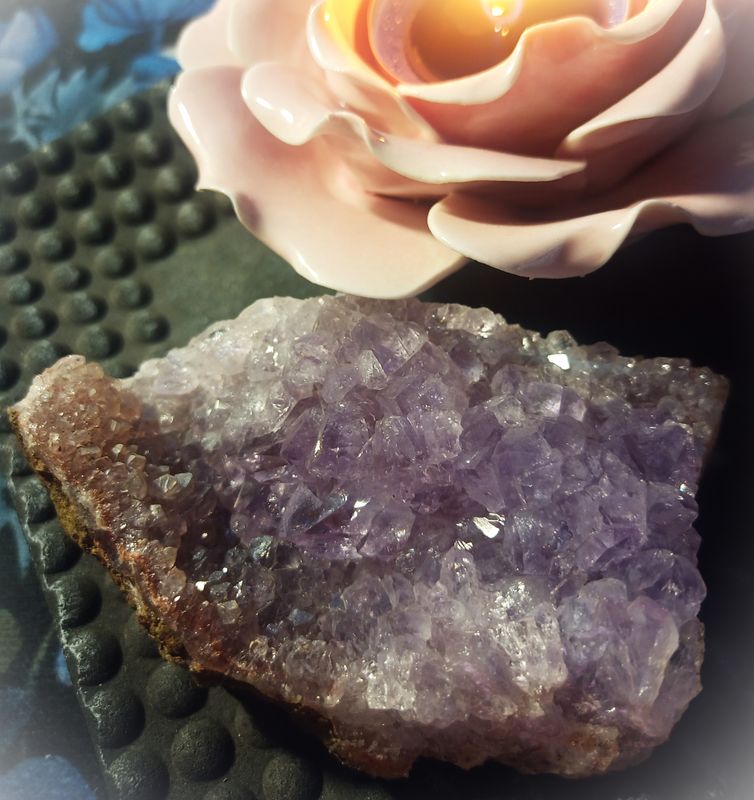 Druse d’Améthyste Brute