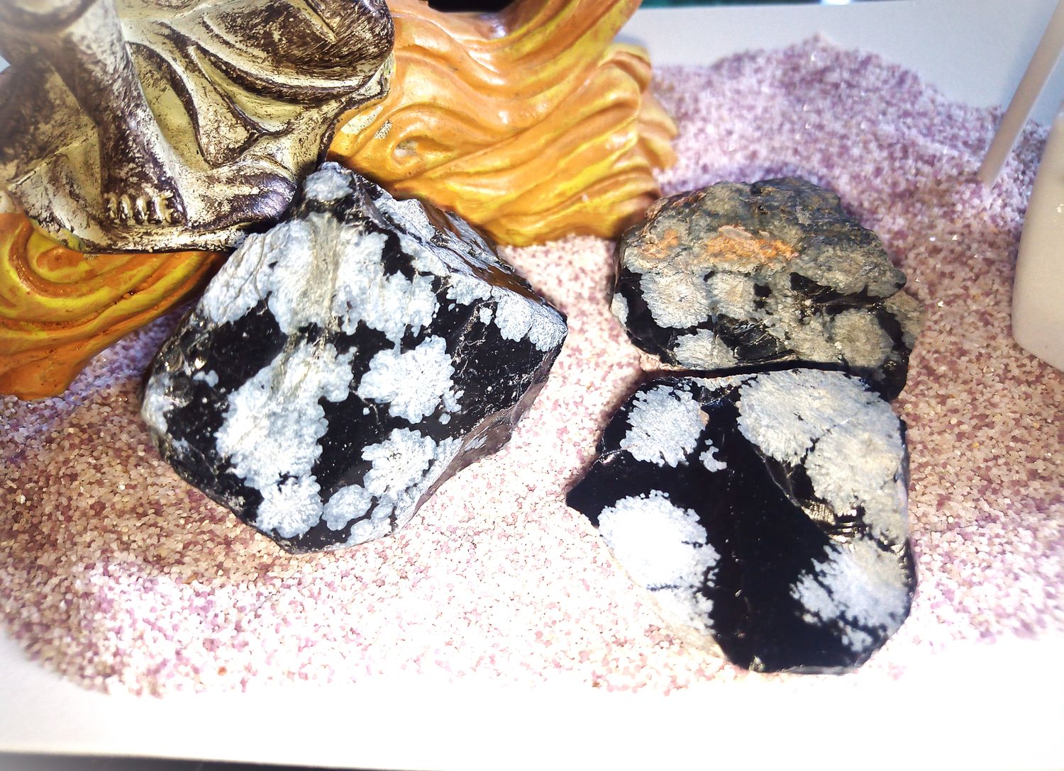 obsidienne des neiges brute
