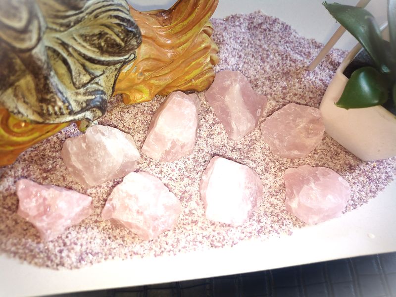 Quartz rose brut