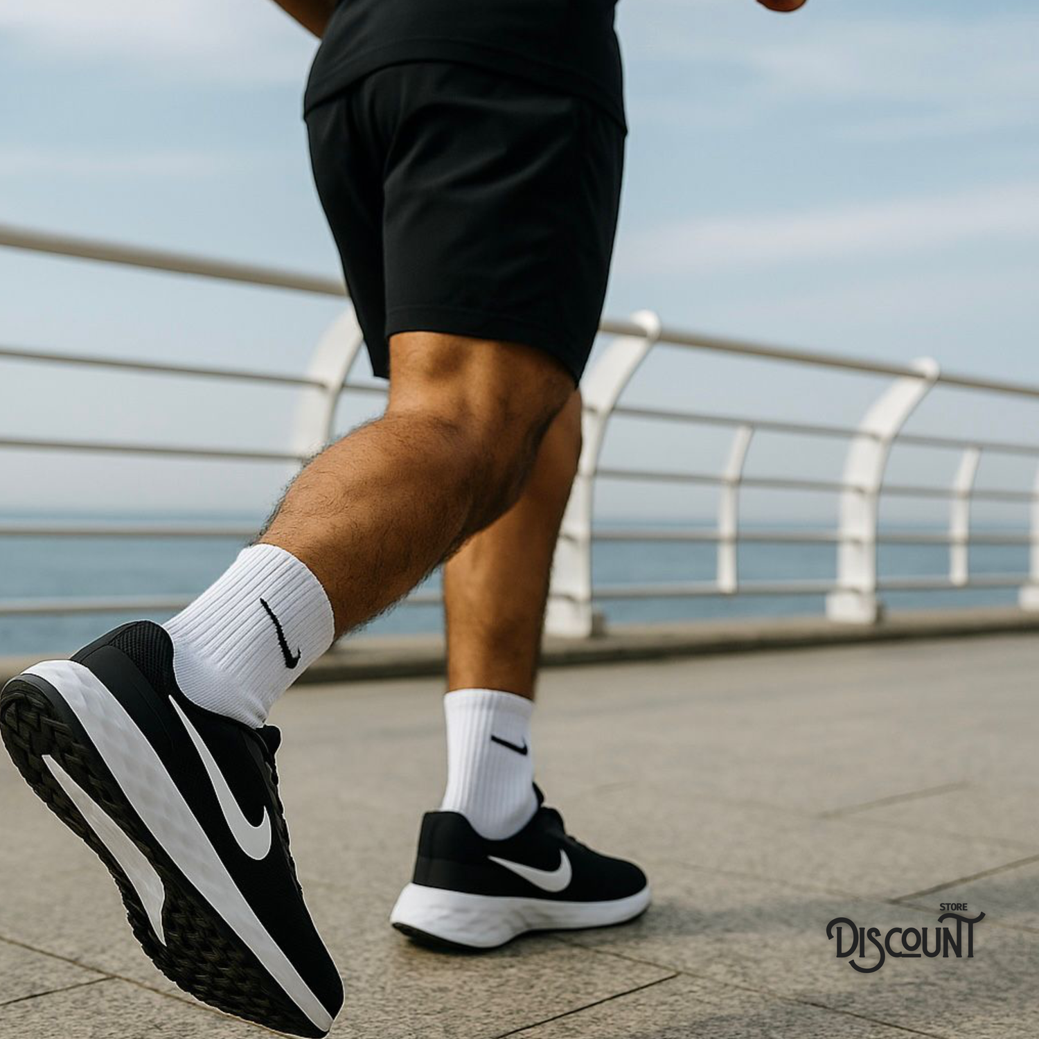 Nike Revolution 6 Black White