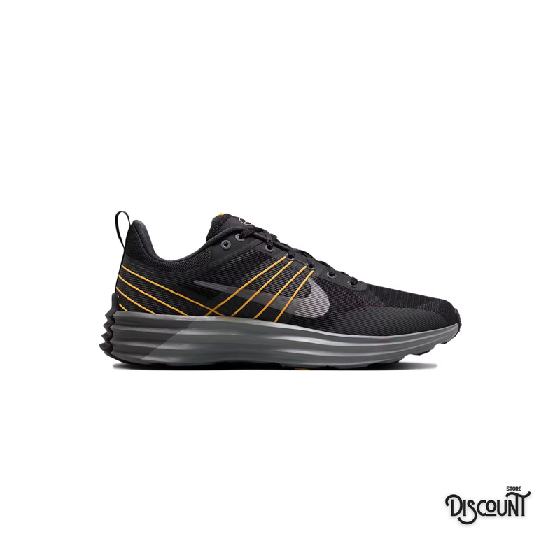 Nike Lunar Roam Black Grey Laser Orange