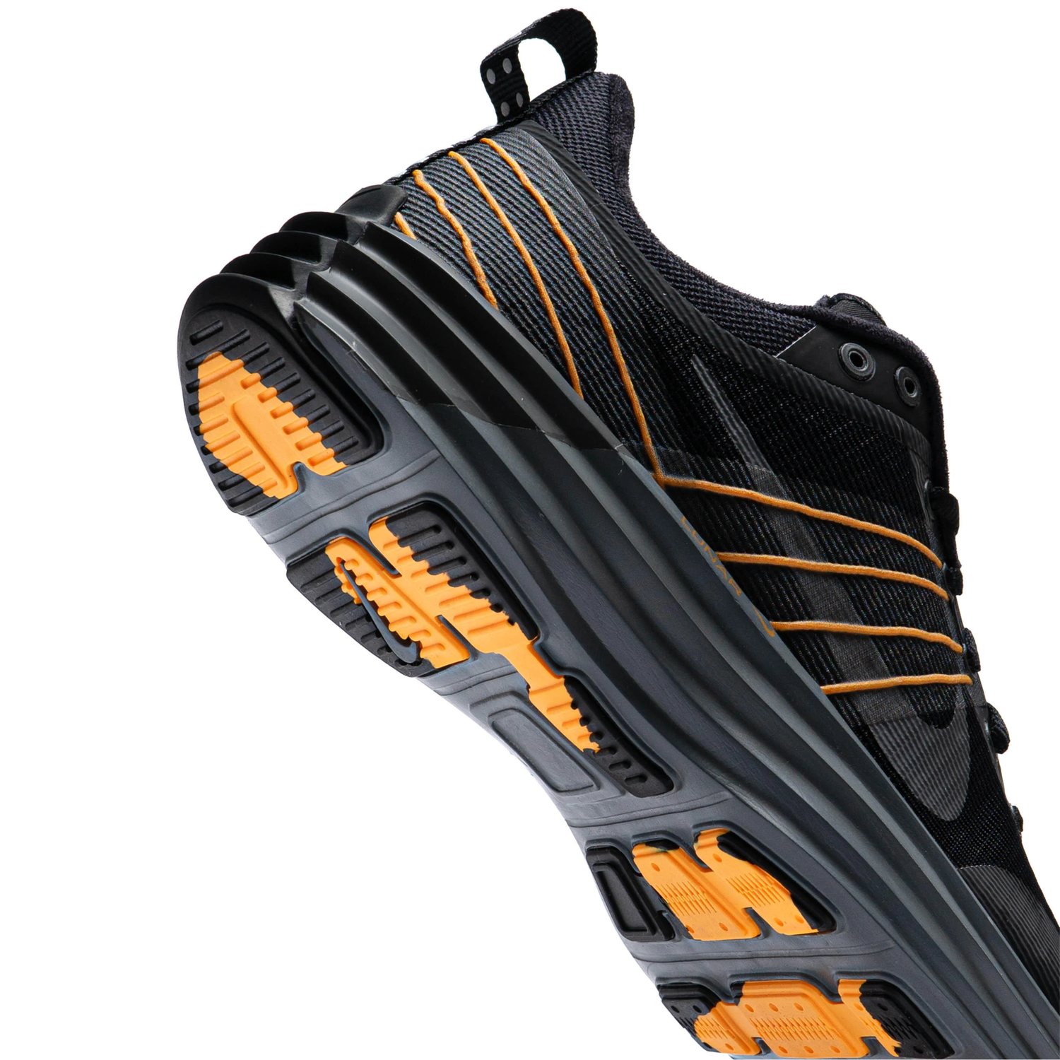 Nike Lunar Roam Black Grey Laser Orange