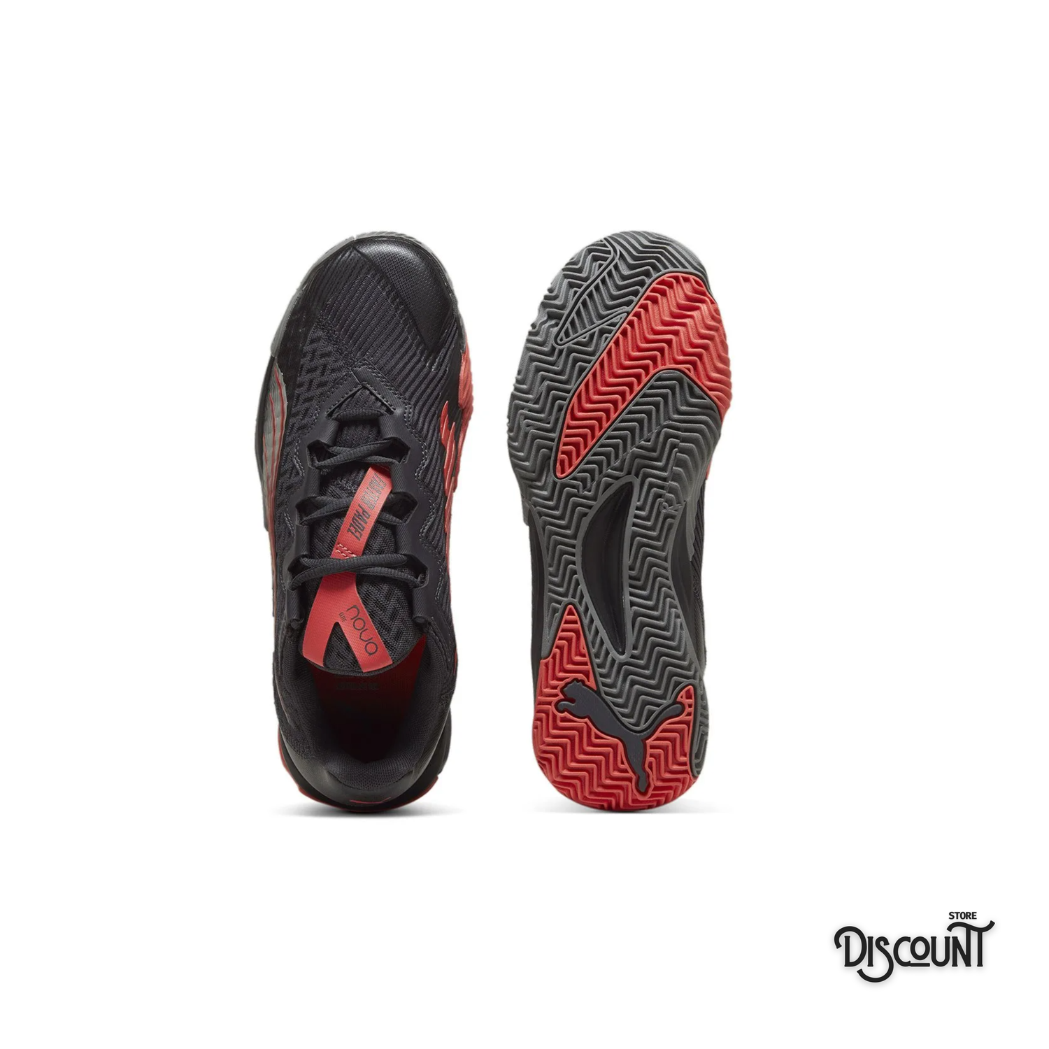 Puma Padel Nova Elite Gray Active Red