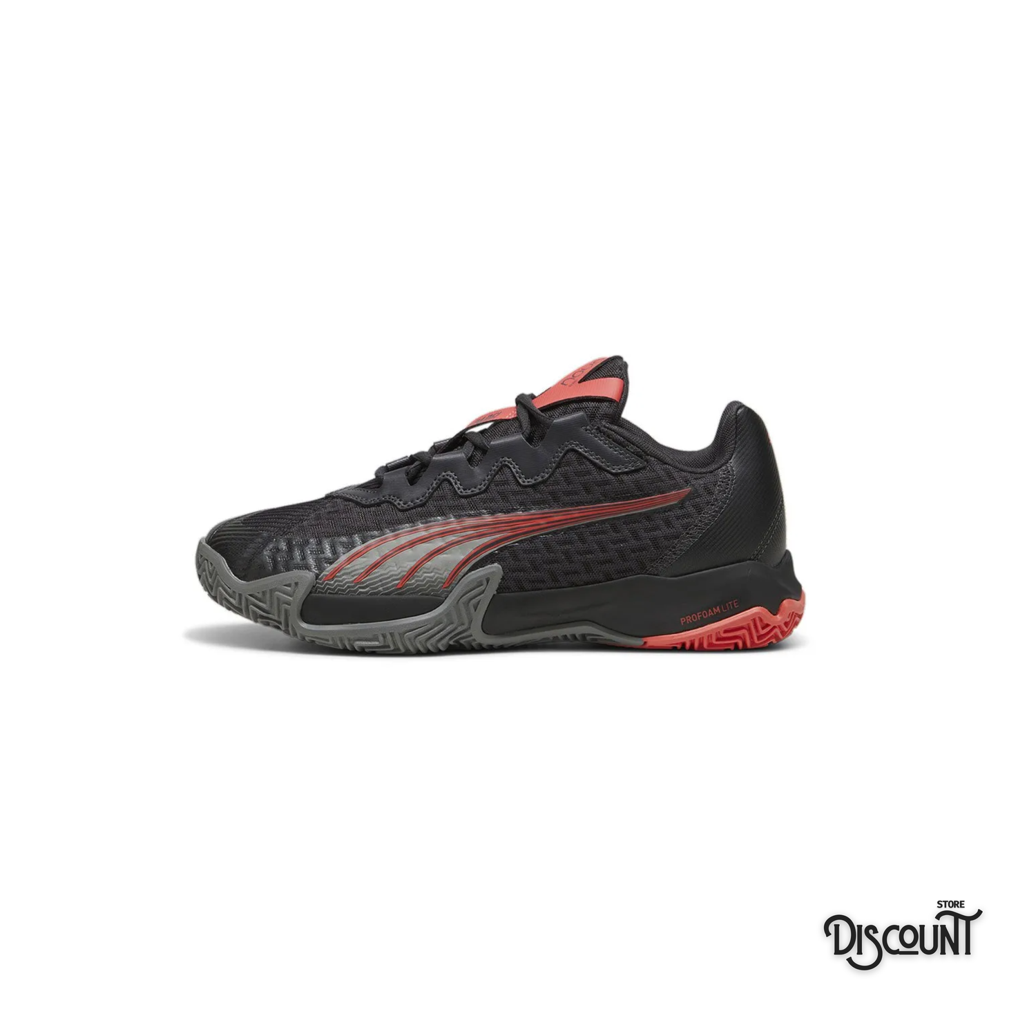 Puma Padel Nova Elite Gray Active Red