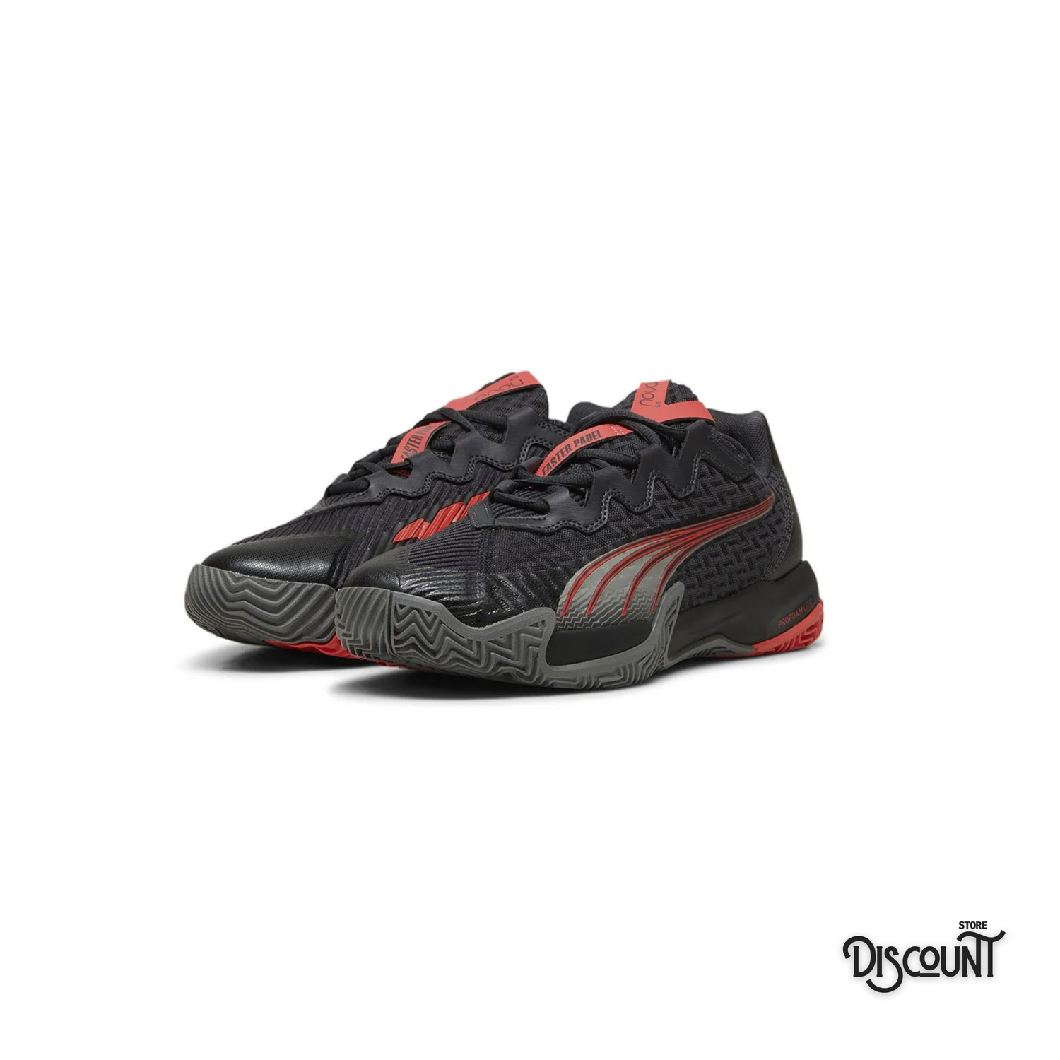 Puma Padel Nova Elite Gray Active Red