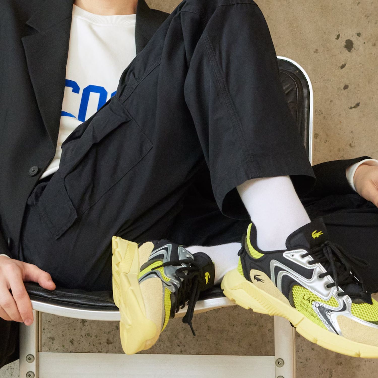 Lacoste L003 Neo Sneakers Yellow Black