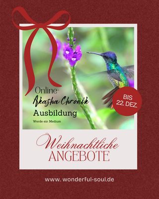 Akasha Chronik Online - Ausbildung. Neue Termine: Start 06.01.2026, Di + Fr. jeweils 18 - 21 Uhr.