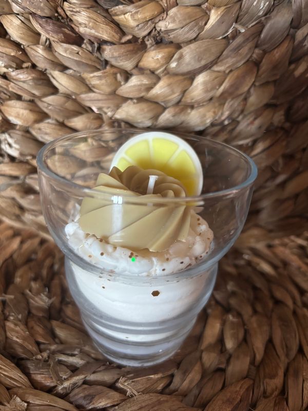 ​Bougie Gourmande Citron Meringue.