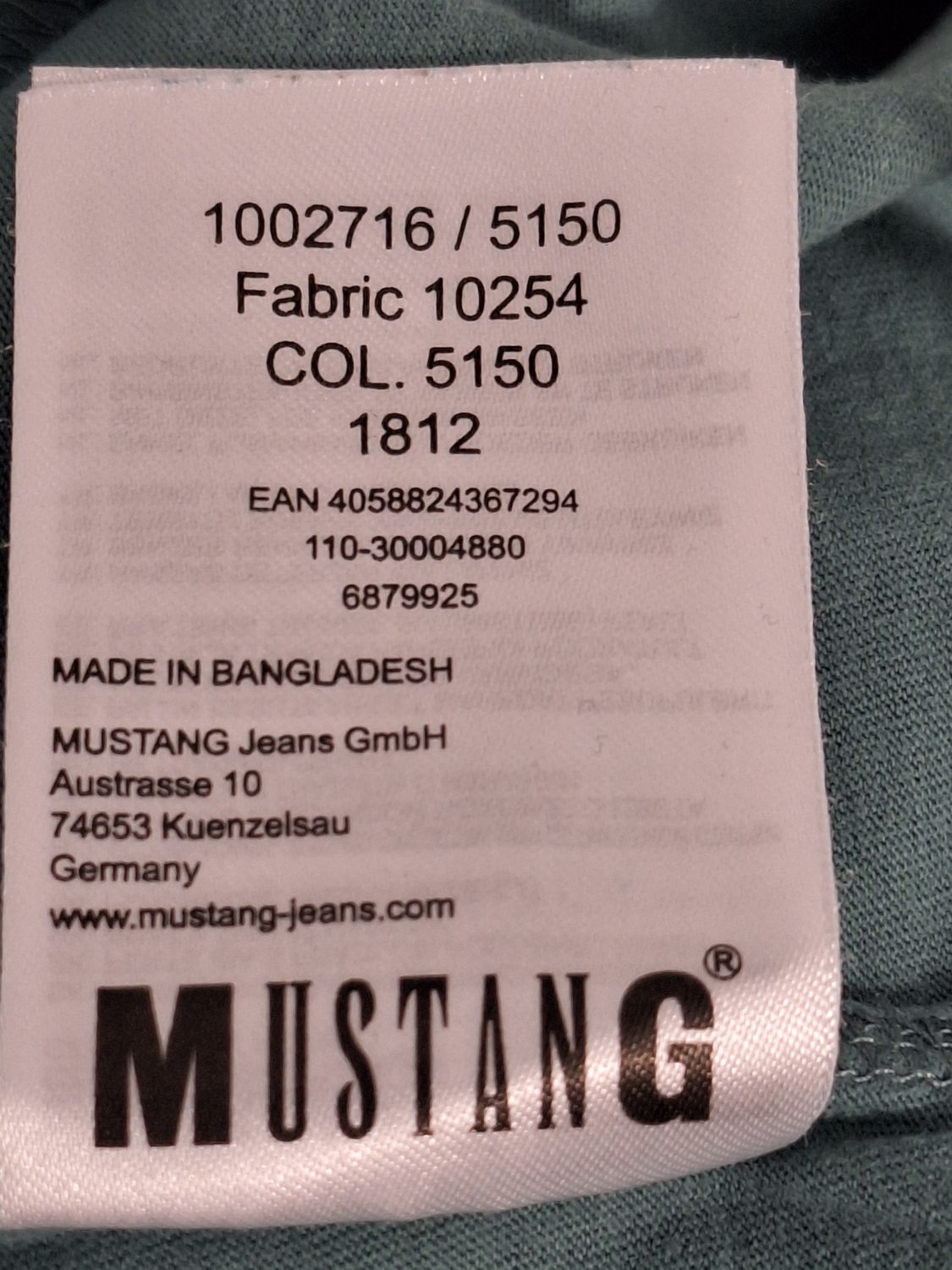 T-shirt Mustang