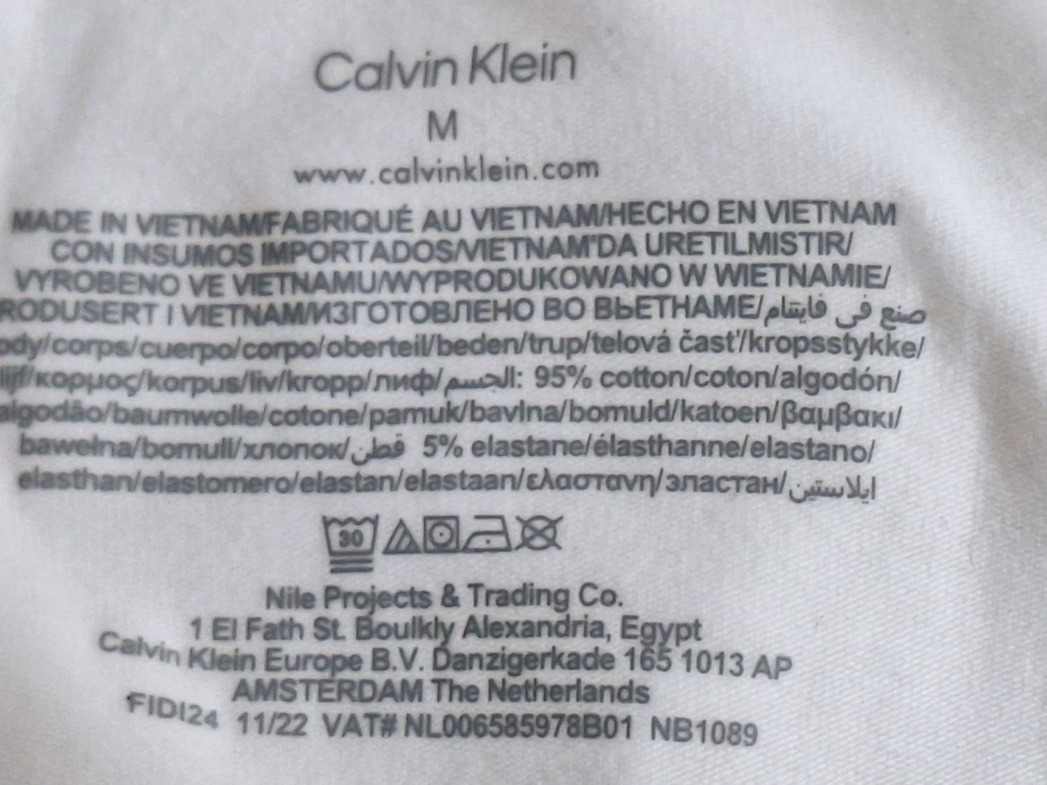 T-shirt Calvin Klein