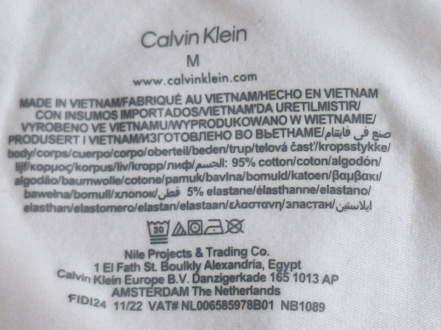 T-shirt Calvin Klein