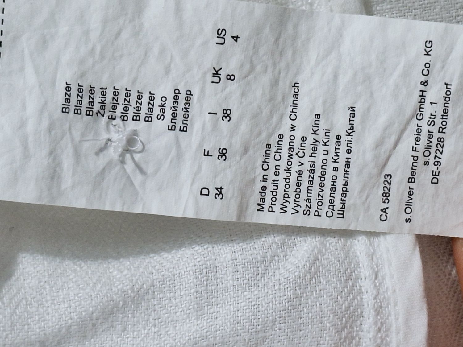 Marynarka Żakiet s.Oliver