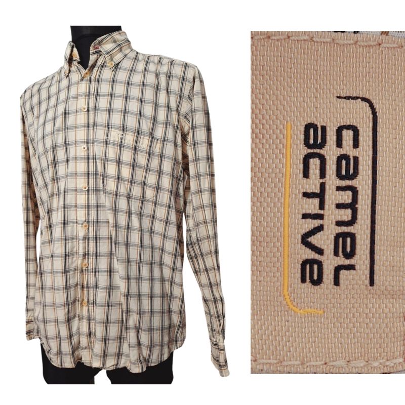 KOSZULA MĘSKA CAMEL ACTIVE  CASUAL KLASYCZNA