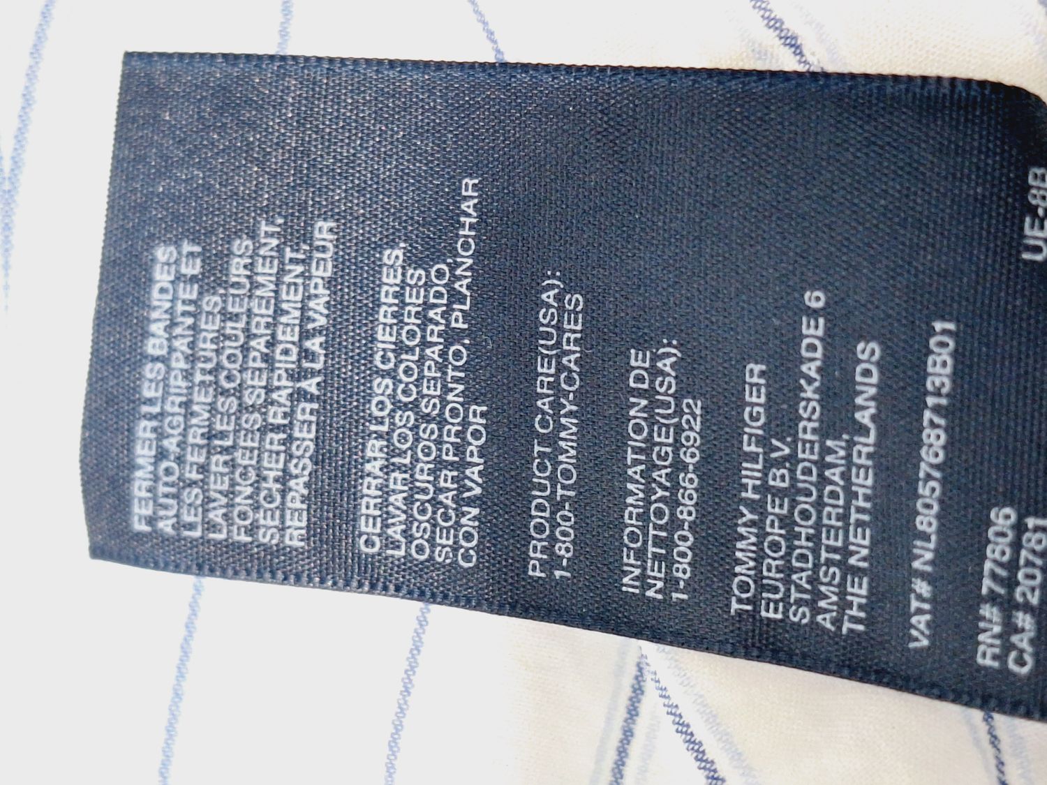 KOSZULA MĘSKA Z DŁUGIM RĘKAWEM TOMMY HILFIGER