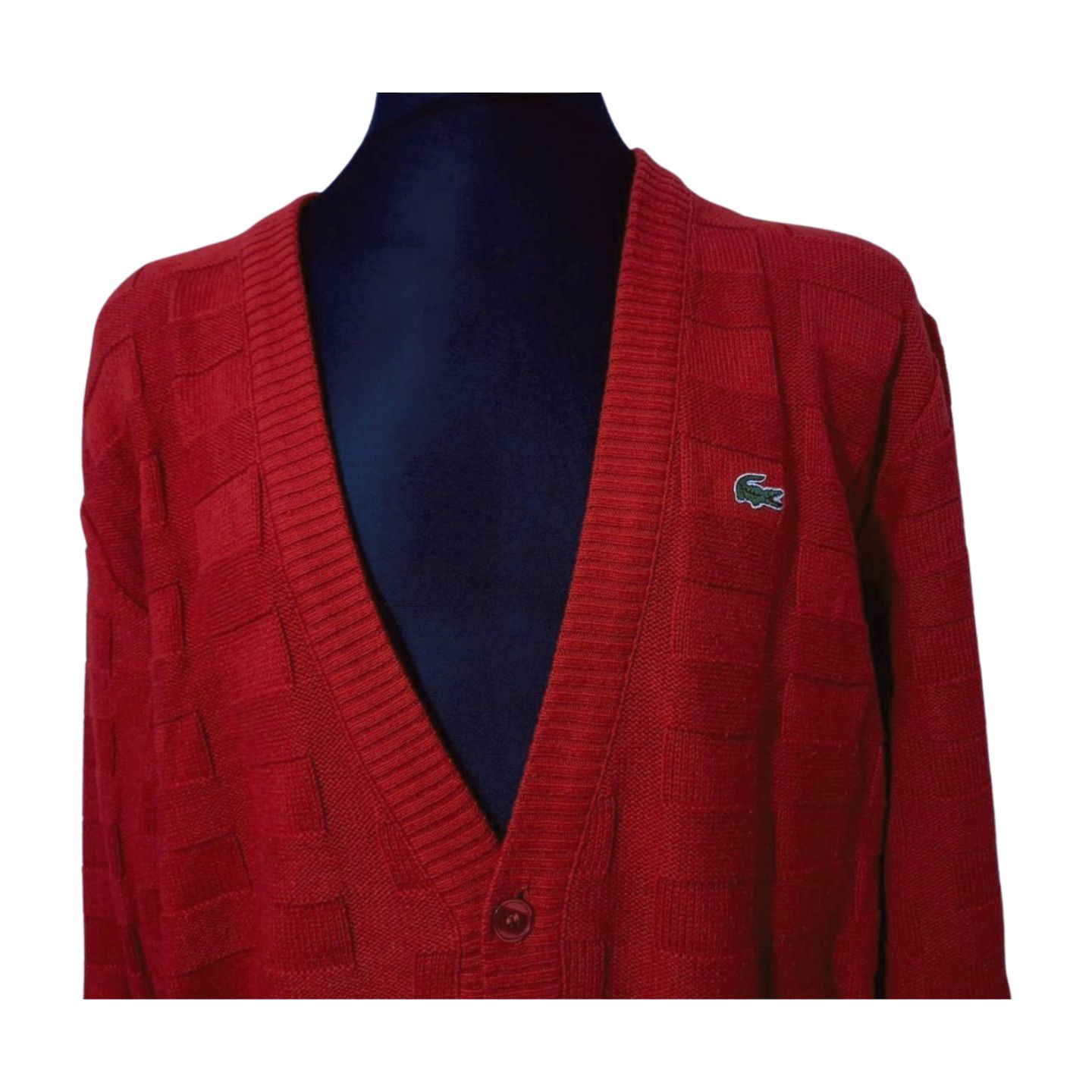 SWETER MĘSKI LACOSTE ROZPINANY KLASYCZNY