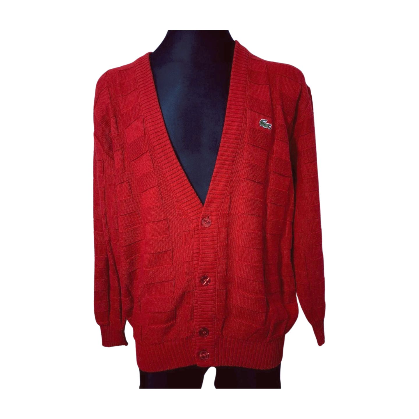 SWETER MĘSKI LACOSTE ROZPINANY KLASYCZNY