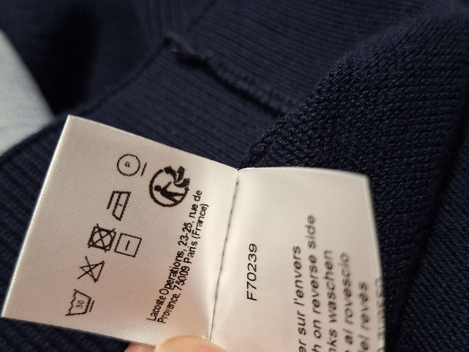 SWETER MĘSKI LACOSTE CZARNY CIENKI CAŁOROCZNY