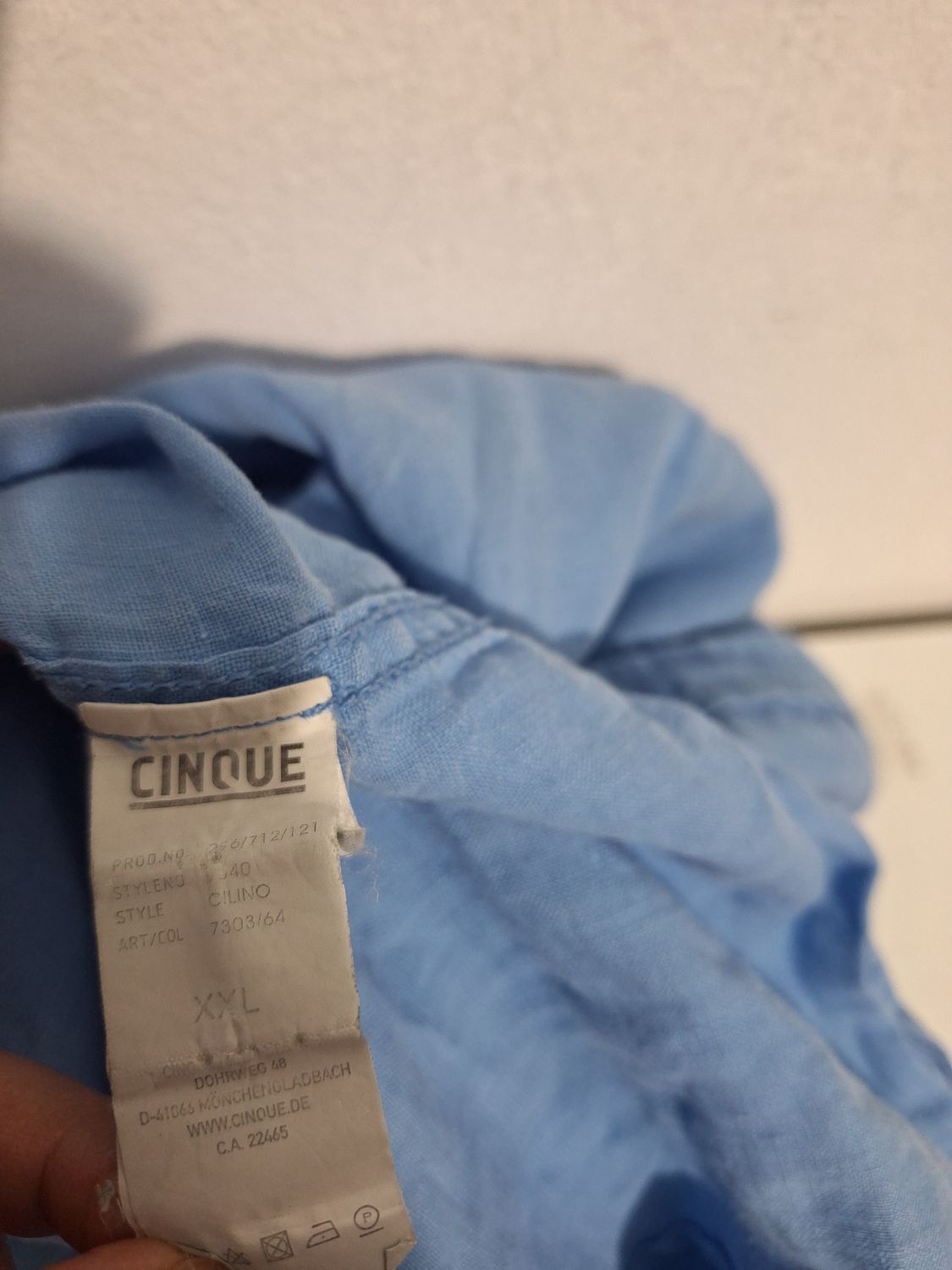 KOSZULA MĘSKA LEN CINQUE