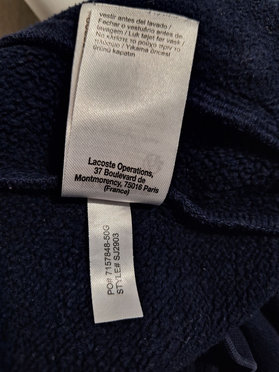 BLUZA DAMSKA LACOSTE