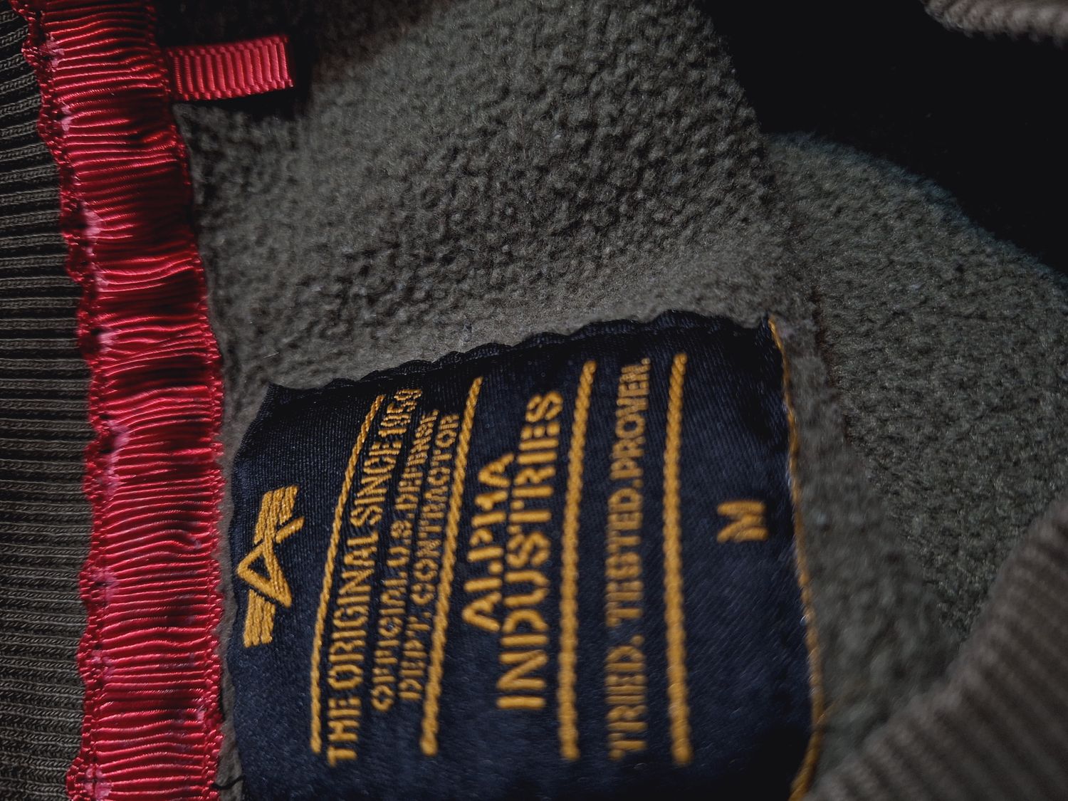 BLUZA MĘSKA  ALPHA INDUSTRIES