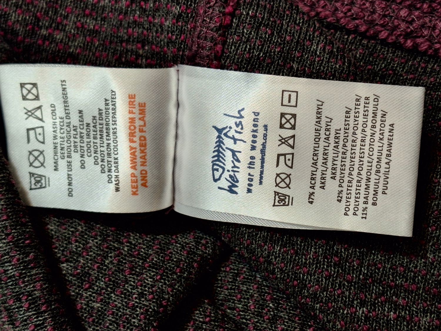 SWETER MĘSKI  WEIRD FISH