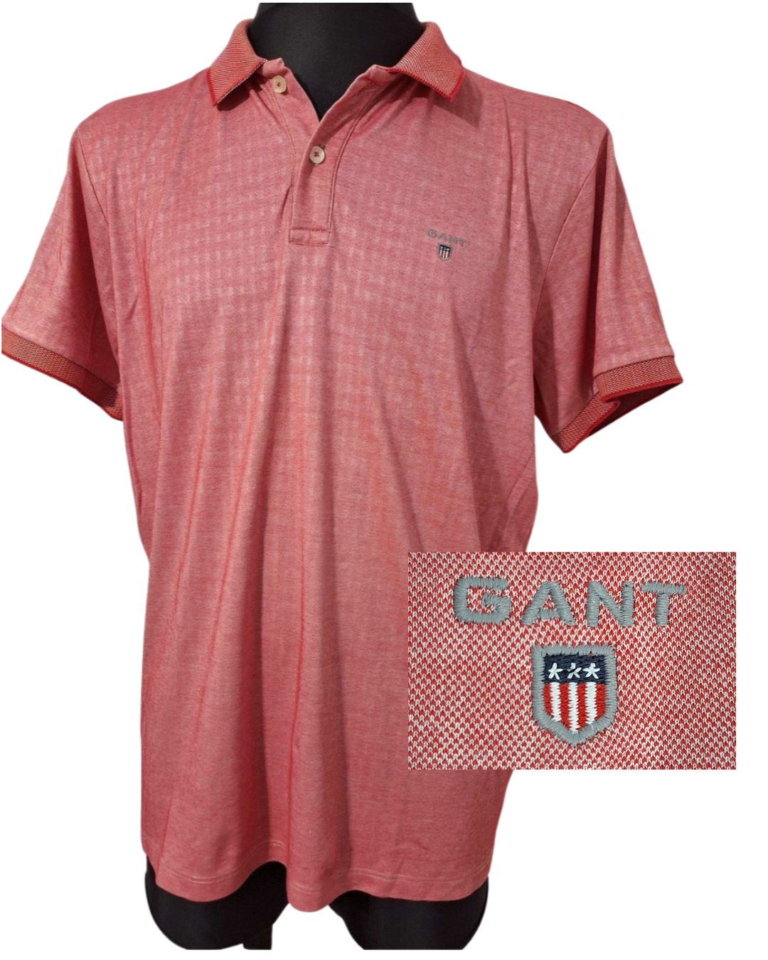 BLUZKA MĘSKA POLO   -GANT-