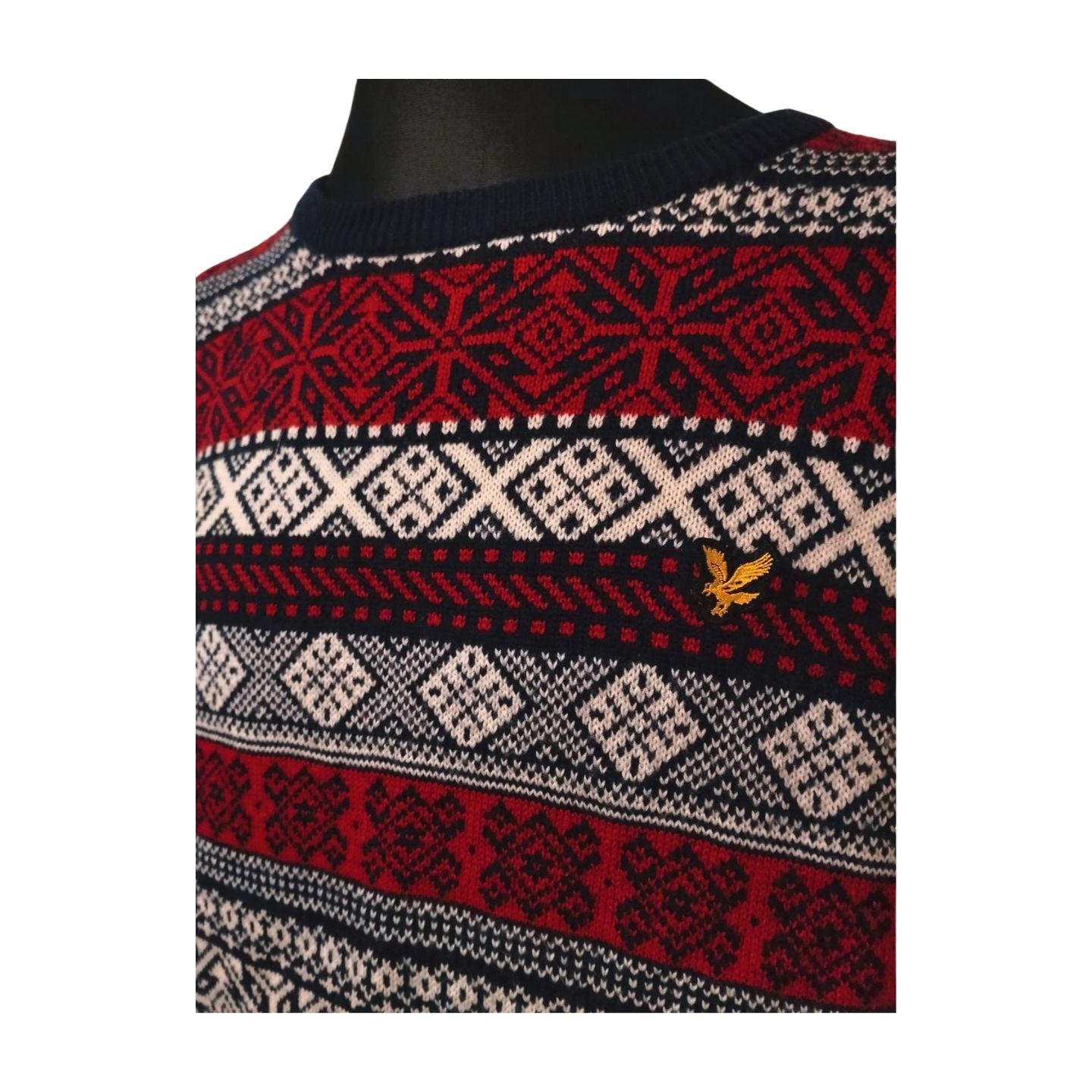 SWETER MĘSKI  Wełna jagnięca  Lyle  &amp; Scott
