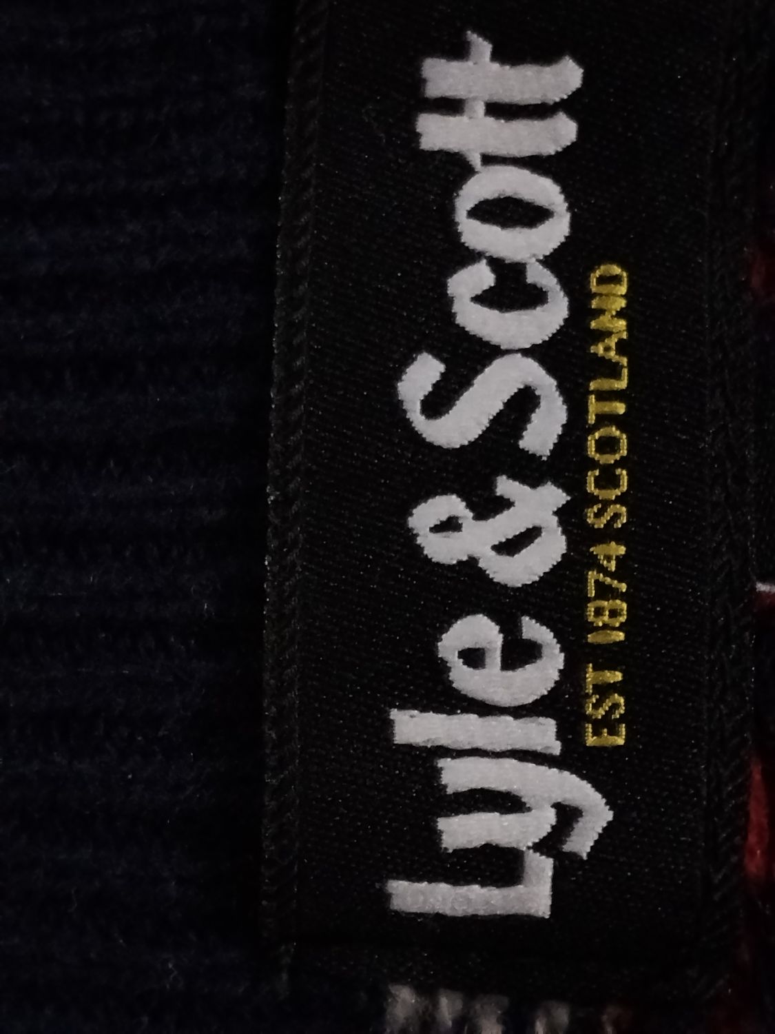 SWETER MĘSKI  Wełna jagnięca  Lyle  &amp; Scott