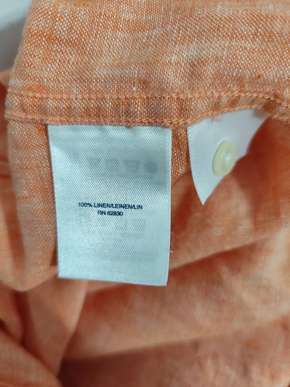 KOSZULA MĘSKA LNIANA  LANDS'END