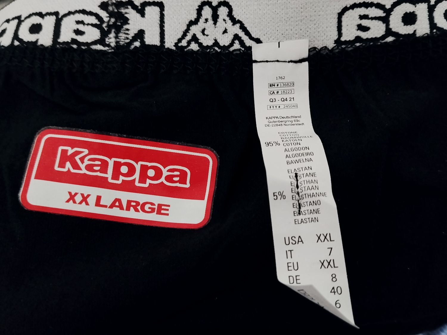 MAJTKI MĘSKIE SPODENKI  KAPPA