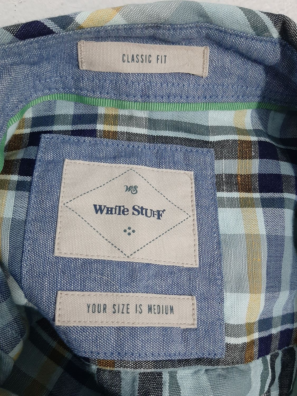 KOSZULA MĘSKA Z LNEM  WHITE STUFF